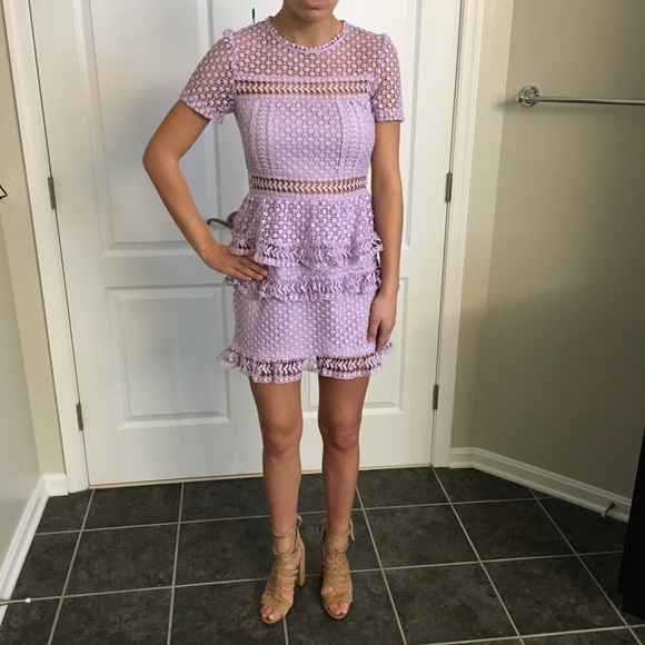 NWT INA Spring dress w/ unique crochet detail -SzS - Picture 3 of 6